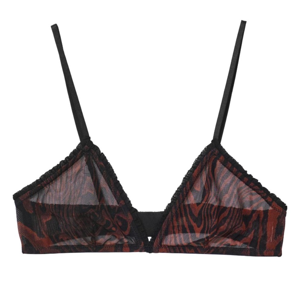 H&M STUDIO Wood Grain Faux Bois Bralette size 4 (2 in stock)